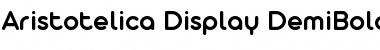 Download Aristotelica Display Trial DmBd Regular Font Title Preview