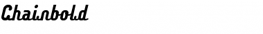 Download Chainbold Regular Font Title Preview