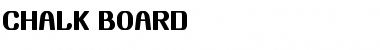 Download CHALK BOARD Regular Font Title Preview