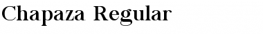 Download Chapaza Regular Font Title Preview