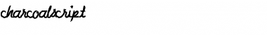 Download CharcoalScript Regular Font Title Preview