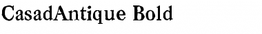 Download CasadAntique Bold Font Title Preview