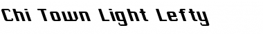 Download Chi Town-Light Lefty Regular Font Title Preview