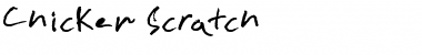 Download Chicken Scratch Regular Font Title Preview