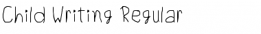 Download Child Writing Regular Font Title Preview