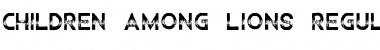 Download Children Among Lions Regular Font Title Preview