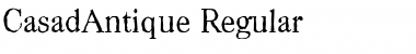 Download CasadAntique Regular Font Title Preview