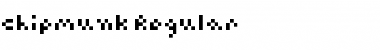 Download chipmunk Regular Font Title Preview
