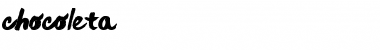 Download chocoleta Regular Font Title Preview