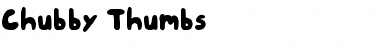 Download Chubby Thumbs Regular Font Title Preview