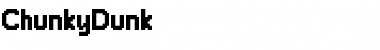 Download ChunkyDunk Medium Font Title Preview