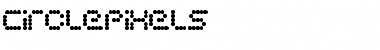 Download CirclePixels Regular Font Title Preview
