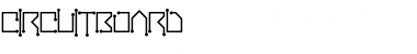 Download Circuitboard Regular Font Title Preview