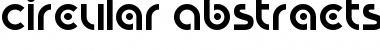 Download Circular Abstracts Regular Font Title Preview