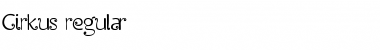 Download Cirkus Regular Font Title Preview