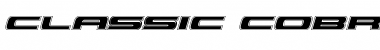 Download Classic Cobra Academy Italic Italic Font Title Preview