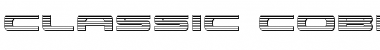 Download Classic Cobra Chrome Regular Font Title Preview