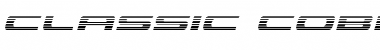 Download Classic Cobra Gradient Italic Italic Font Title Preview