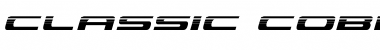 Download Classic Cobra Halftone Italic Italicr Font Title Preview