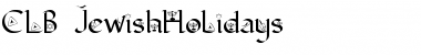 Download CLB-JewishHolidays Regular Font Title Preview