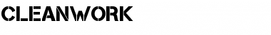 Download Cleanwork Regular Font Title Preview