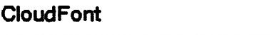 Download CloudFont Medium Font Title Preview