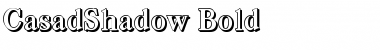 Download CasadShadow Bold Font Title Preview