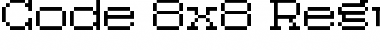 Download Code 8x8 Regular Font Title Preview