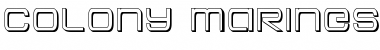 Download Colony Marines 3D Regular Font Title Preview