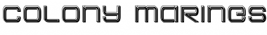 Download Colony Marines Bevel Regular Font Title Preview