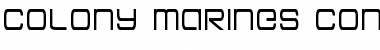 Download Colony Marines Condensed Condensed Font Title Preview