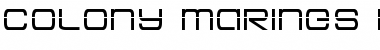 Download Colony Marines Laser Regular Font Title Preview