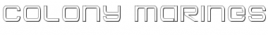 Download Colony Marines Outline Outline Font Title Preview
