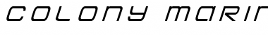 Download Colony Marines Title Italic Italic Font Title Preview