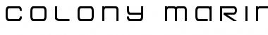 Download Colony Marines Title Regular Font Title Preview