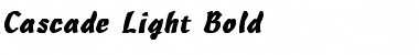 Download Cascade-Light Bold Bold Font Title Preview