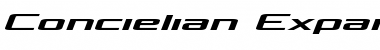 Download Concielian Expanded Semi-Italic Expanded Semi-Italic Font Title Preview