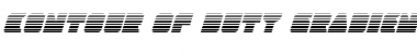 Download Contour of Duty Gradient Italic Italic Font Title Preview