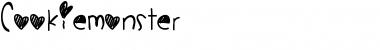 Download CookieMonster Medium Font Title Preview