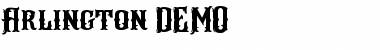 Download Arlington DEMO Regular Font Title Preview