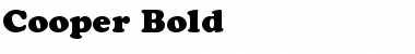 Download Cooper Bold Font Title Preview