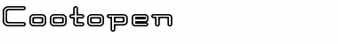 Download Cootopen Regular Font Title Preview