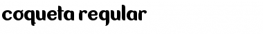Download Coqueta Regular Font Title Preview