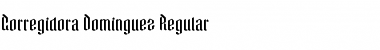 Download Corregidora Dominguez Regular Font Title Preview