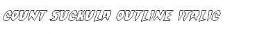 Download Count Suckula Outline Italic Outline Italic Font Title Preview