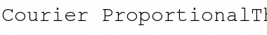Download Courier ProportionalThai Regular Font Title Preview
