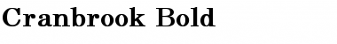 Download Cranbrook Bold Font Title Preview