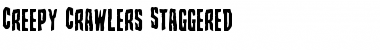 Download Creepy Crawlers Staggered Regular Font Title Preview