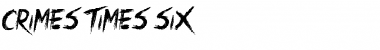 Download Crimes Times Six Regular Font Title Preview