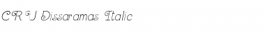 Download CRU-Dissaramas-Italic Italic Font Title Preview